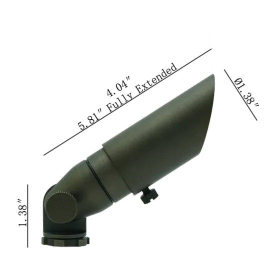 Solid Brass MR8 spotlights outdoor landscape lighting