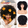 Afro Kinky Curly Synthetische Kurzhaarperücke