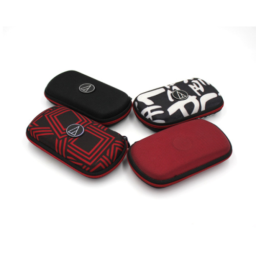 Custom durable dustproof eva nylon earphone case with printing