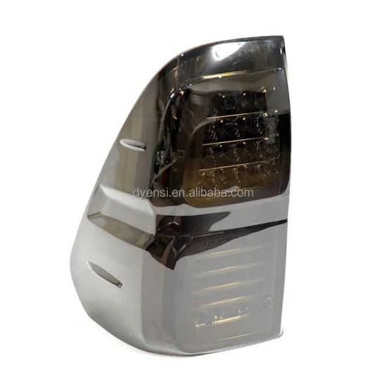 LED Smoke Color Hilux Taillight Reverse Light with Black Lampshade for Toyota Hilux Modified Tail Lamp