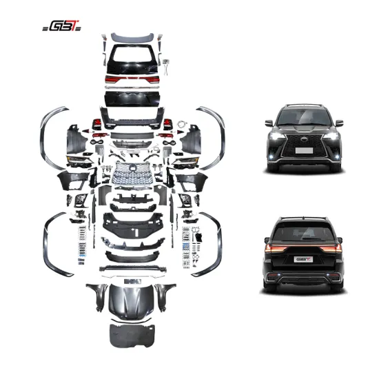 GBT Brand Tuning Parts: LX570 to LX600 Conversion Kits - Bumper Upgrade for Lexus 2008-2015 LX570 to 2023 LX600