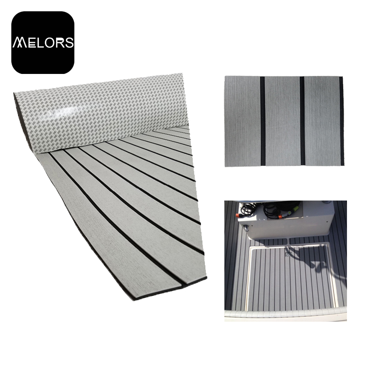 Light Grey + Black Color Marine EVA Foam Boat Mat