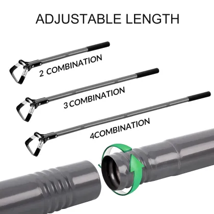 Gardening Action Cultivator Hoe for Weeding - Adjustable Scuffle Hoe Tool