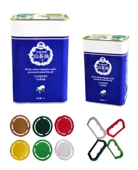 Best Professional Organic Camellia Oil Tin Jar, Oil Metal Tin Can,