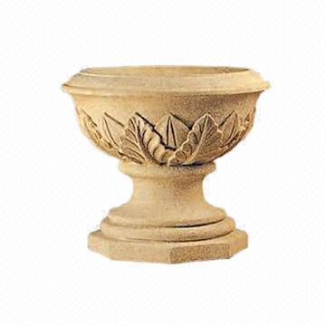 52-inch decorative garden stone planter, made of natural marble