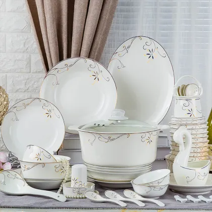 Jingdezhen Ceramics Tableware Set