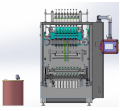 Mesin pengemasan multi-line 8 jalur otomatis untuk cairan minuman kecap