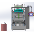 Máquina de embalagem de saqueta líquida automática de molho de chocolate múltipla de linha de linha