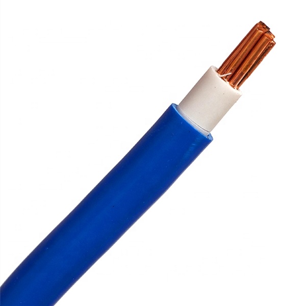 Cable SDI Single Core PVC alambre eléctrico azul