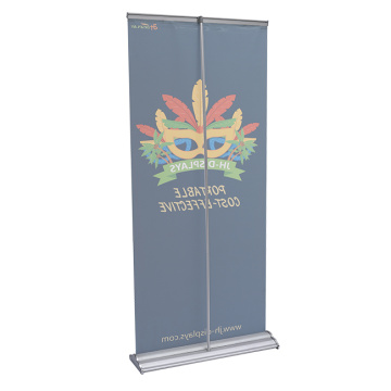 Silver Step Retractable Roll Up Banner Stand