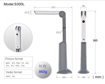 New-3.0mega Pixels Camera Document Portable Scanner (S300L)