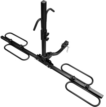 Portabiciclette da bici in acciaio a montaggio posteriore per 2 bici