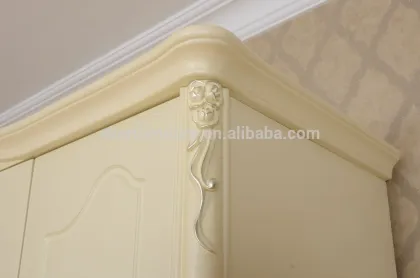 Bed room furniture design, antique solid wood armoire wardrobe