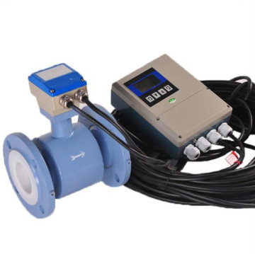 Pulse output waste water magnetic flowmeter