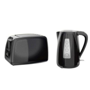 930W Electric Kettle & Toaster Set with Reheat, Defrost, and Multifunctional Bread Toaster for 2 Slices