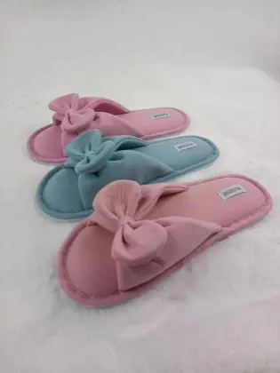 Women Slippers Contracted Bow-Tie