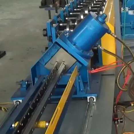 ware house Storage shelf upright pillar structural roll forming machine