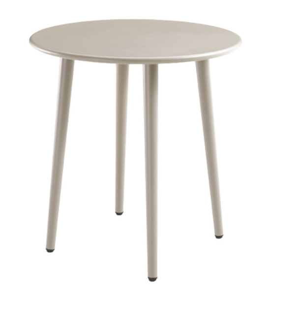 Sturdy carbon steel table for garden