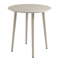 Outdoor dining table Durable Carbon Steel Outdoor Table with Cone Feet Factory