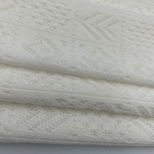 Knitted Stretch Lace Jacquard Fabric