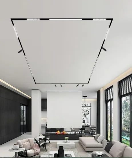 Dimmable Embedded Mounted Magnetic Track Lighting System