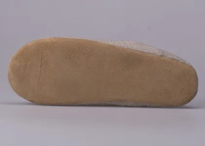 36# - 41# Warmest Linen Womens House Slippers With Micro Fiber Upper