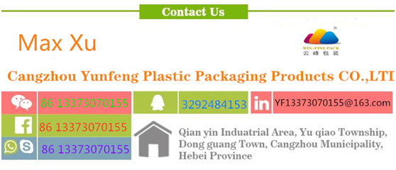 China Fastener transparent pof shrink film