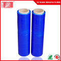 Op blauwe kleur afgestemde palletstretchfolie-wrap