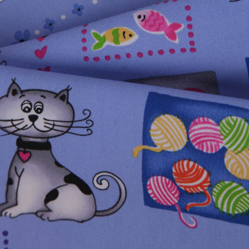 T/C print fabric shirt fabric bed sheet cute pattern print fabric polyester cotton fabric