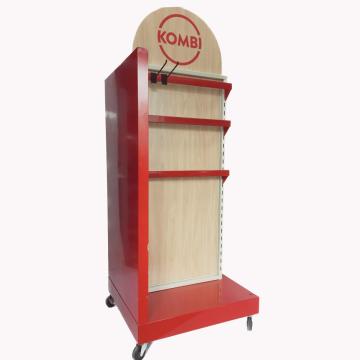 Moda Display Stand Stand Apparel de madeira