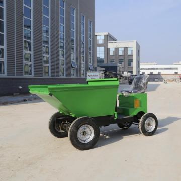 Tracked mini dumper with seat