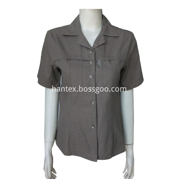 short cotton shirt