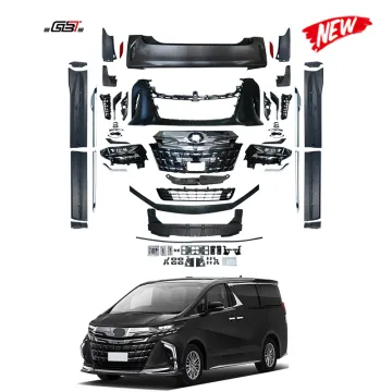 GBT 2024 Alphard ANH40 Model Upgrade Kit for 2015-2018 Toyota Alphard ANH30 to ANH40 Body Kit and Bumper Parts