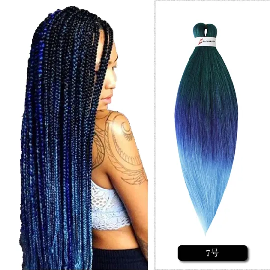 Bulk Pre-strched Braiding Hair Wholesale Braiding Synthetic Hair Extension for Braid Crochet