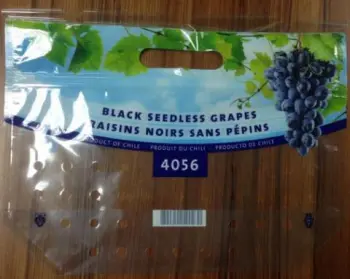 V-shaped Vented Grape Bags