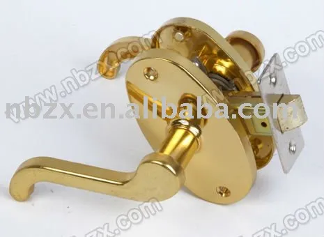 high polished gold plated 257 bathromm door lock
