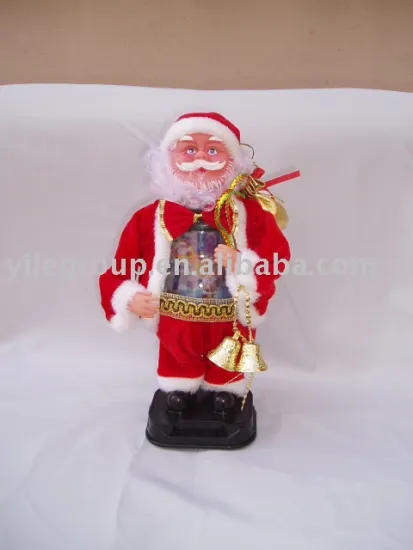 12" Color belly santa toy