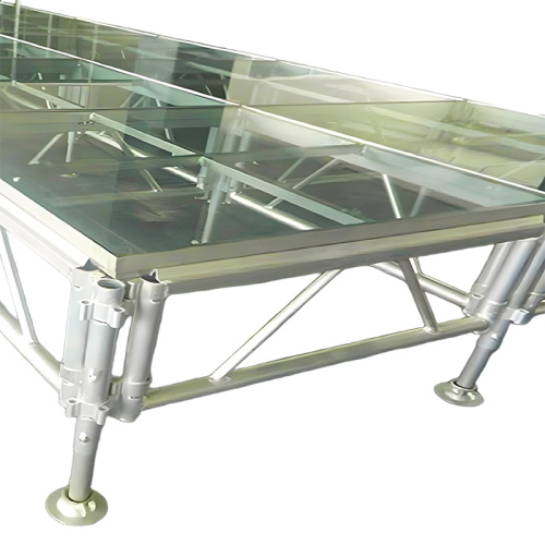 Superficie de escenario de vidrio de alta resistencia