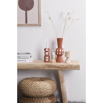 Vase Irregular Ceramic Vase Red Vase for Home Decor Factory