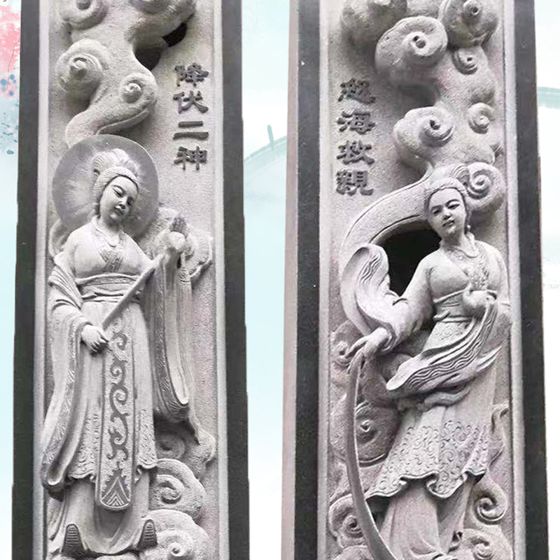 Stone Mural Sculptures In Temples
