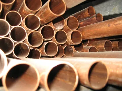 straight copper pipe/red copper pipes for gas water heater