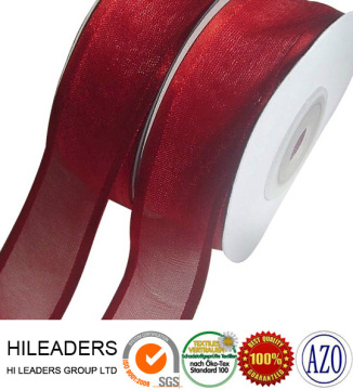 Decorative Satin Edge Sheer Organza Ribbon