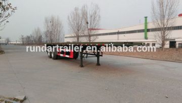 Low price new arrival flatbed 20ft container trailer price