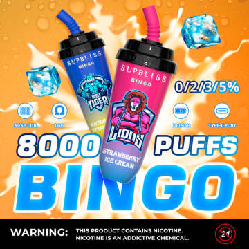 Original Supbliss Bingo 8000Puff Vape Flavours