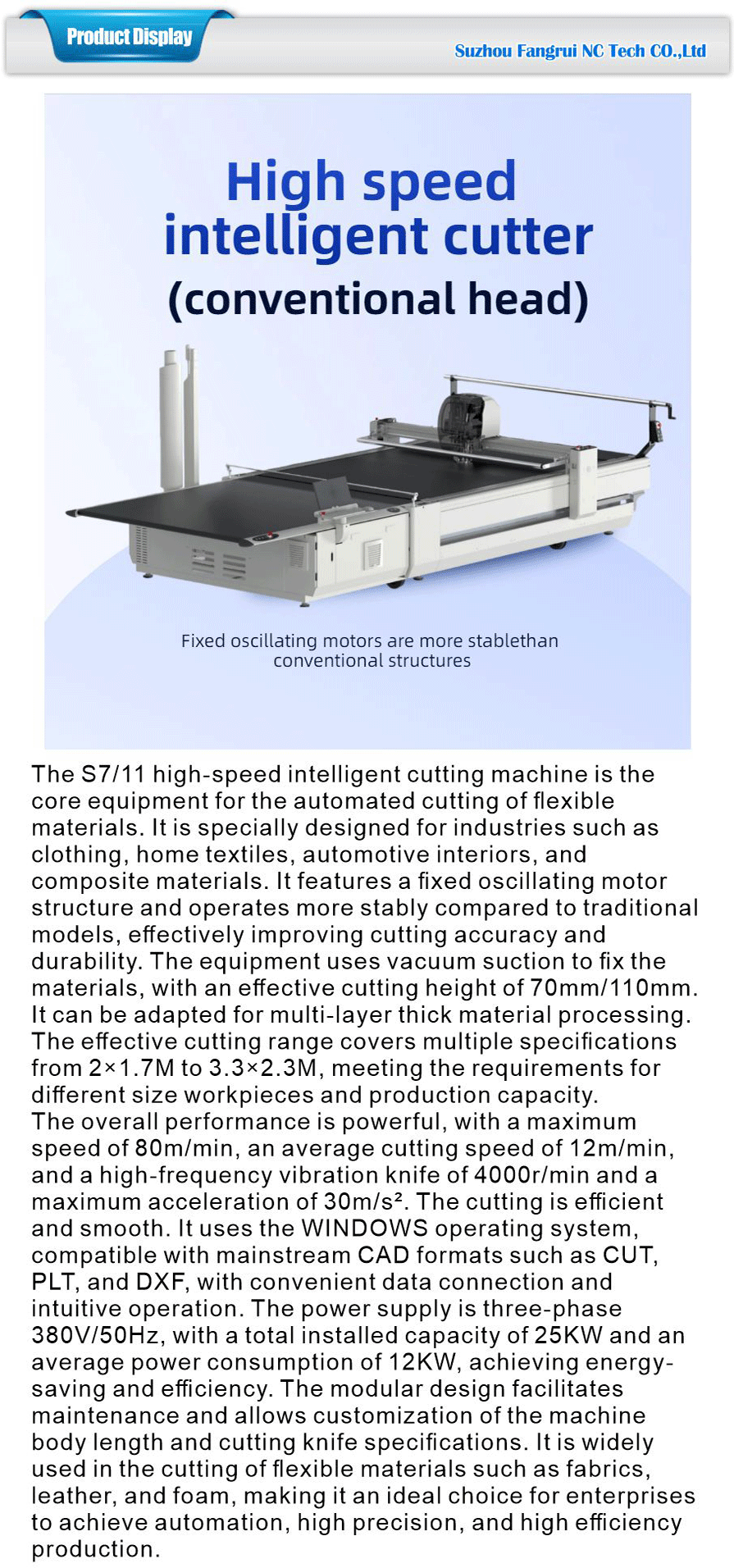 Industrial automatic fabric cutter