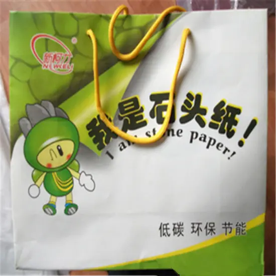 Stone Paper Shopping Bags