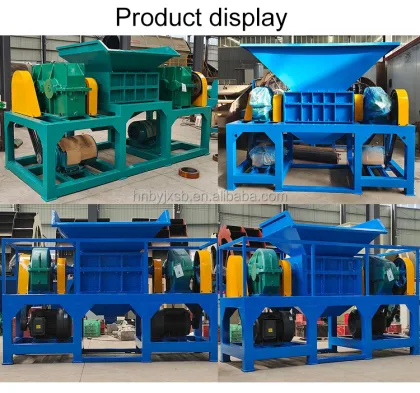 Large-scale Double Shaft Truck Tire Shredder