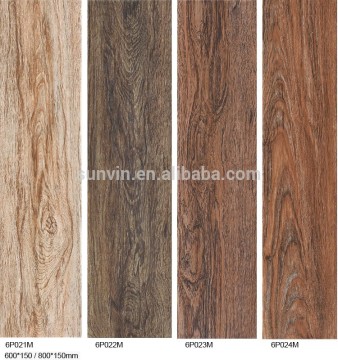 Foshan wooden rustic ceramic porcelin floor tile inkjet