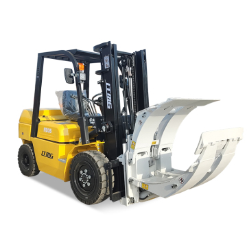 LTMG Factory Cheap Price 3m Lifting Height 3 Ton to 5 Ton Diesel Forklift with Paper Roll Clamps