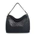 Tignanello Black Pebble Leather Shoulder Bag Large Tote